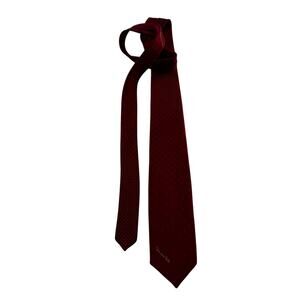 Oscar de la Renta Red Polka Dots Necktie Men's Accessories 56.5 | 51-36